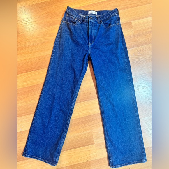 abercrombie & fitch | womens 90’s relaxed jean denim high rise 29 regular - Picture 1 of 9